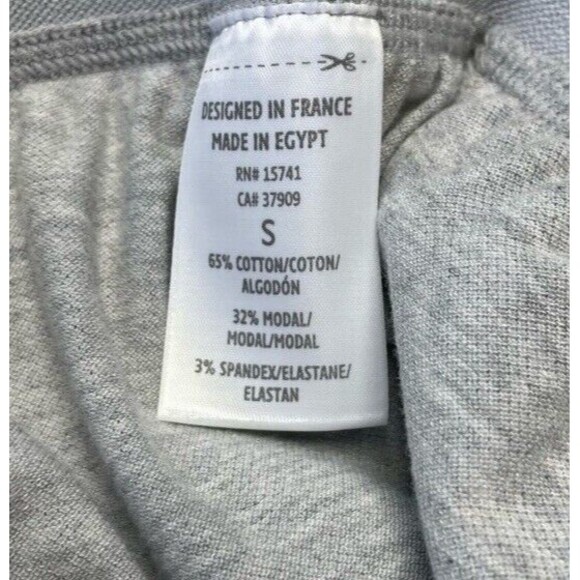 LACOSTE Sleepwear Pants Piqué Knit Straight Elastic Waist Pockets Loungewear SM - Picture 5 of 11